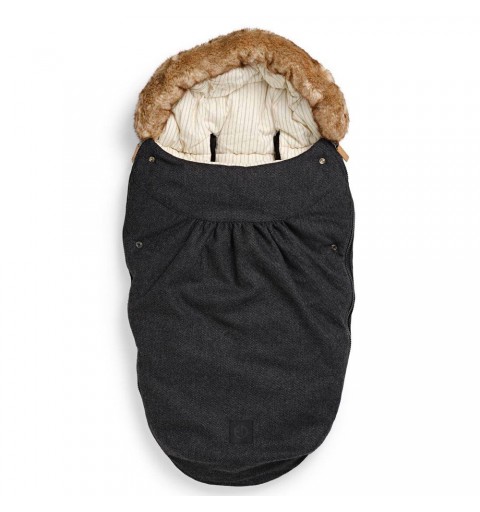 Elodie Details - wełniany śpiworek do wózka | Tweed